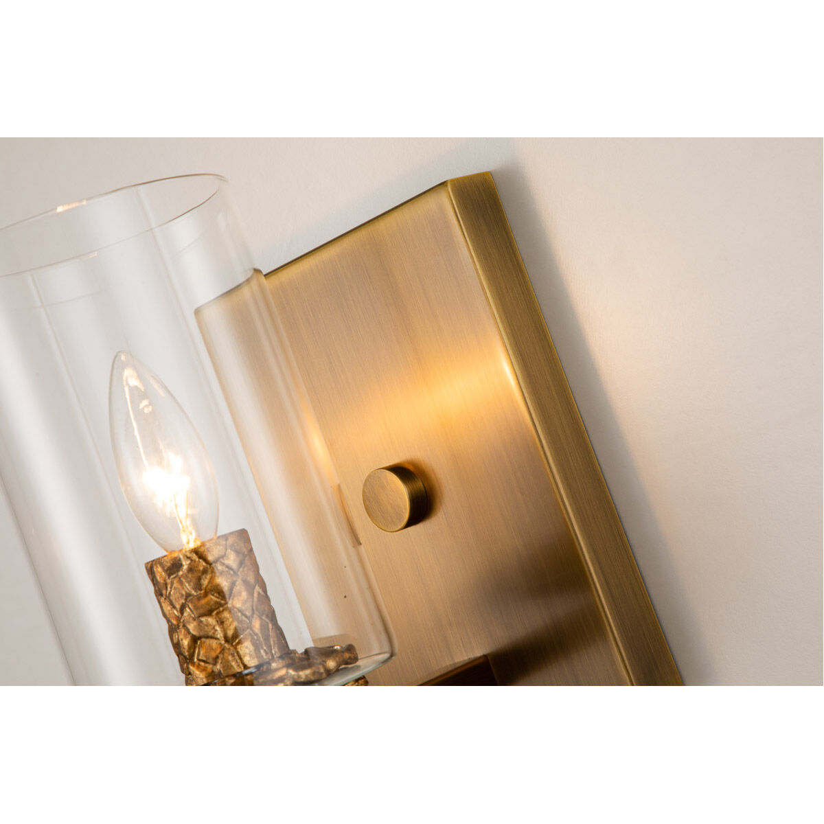 Bolivar 1 Light 6 inch ATB Bath Light Wall Light in Antique Brass